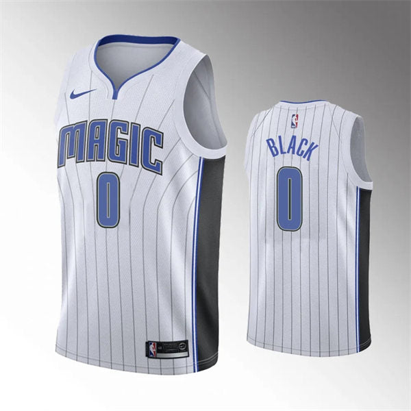 Men’s Orlando Magic #0 Anthony Black White Association Edition Player Jersey
