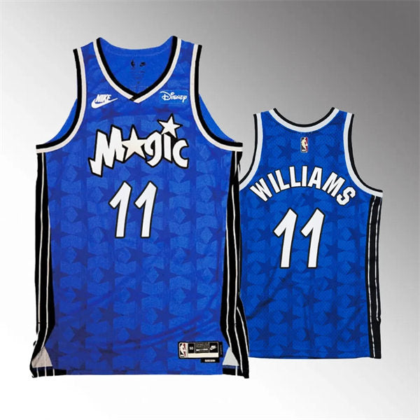 Men’s Orlando Magic #11 Brandon Williams 2023-24 Classic Edition Jersey – Blue