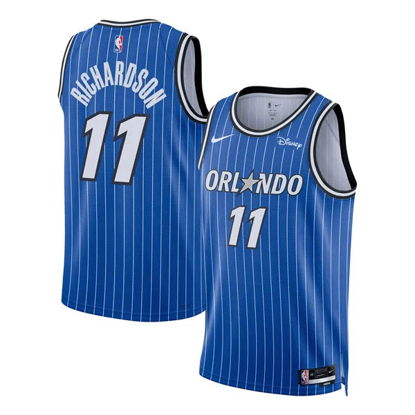 Men’s Orlando Magic #11 Jase Richardson 2025-26 Blue Icon Edition Swingman Jersey