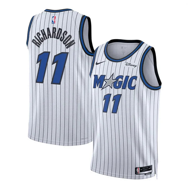 Men’s Orlando Magic #11 Jase Richardson 2025-26 White Association Edition Swingman Jersey