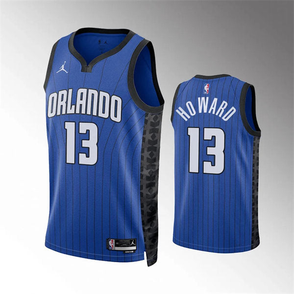 Men’s Orlando Magic #13 Jett Howard Blue Statement Edition Player Jersey