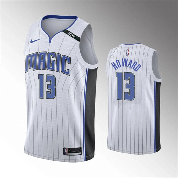 Men’s Orlando Magic #13 Jett Howard White Association Edition Player Jersey