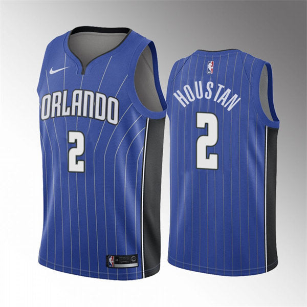 Men’s Orlando Magic #2 Caleb Houstan Royal Icon Edition Jersey