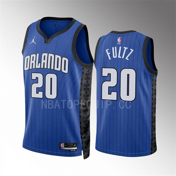 Men’s Orlando Magic #20 Markelle Fultz 2022-23 Blue Statement Edition Swingman Jersey