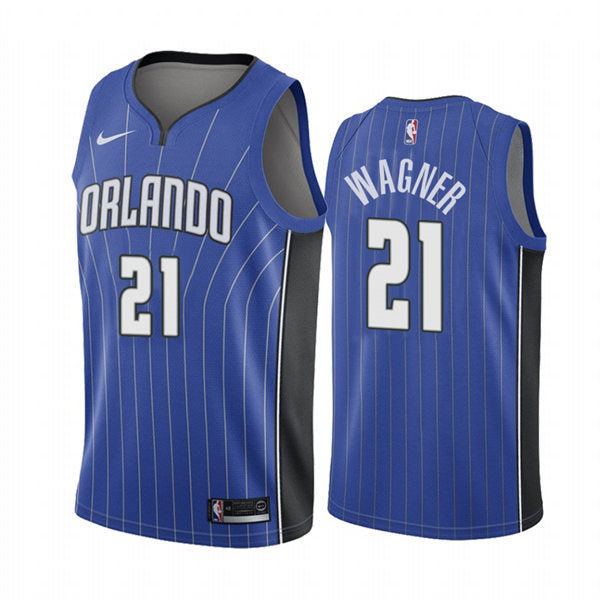Men’s Orlando Magic #21 Moritz Wagner Royal Icon Edition Jersey