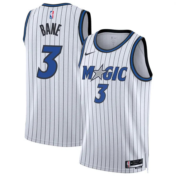 Men’s Orlando Magic #3 Desmond Bane 2025-26 White Association Edition Swingman Jersey