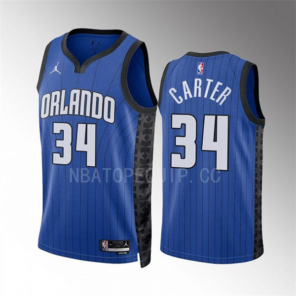 Men’s Orlando Magic #34 Wendell Carter Jr. 2022-23 Blue Statement Edition Swingman Jersey