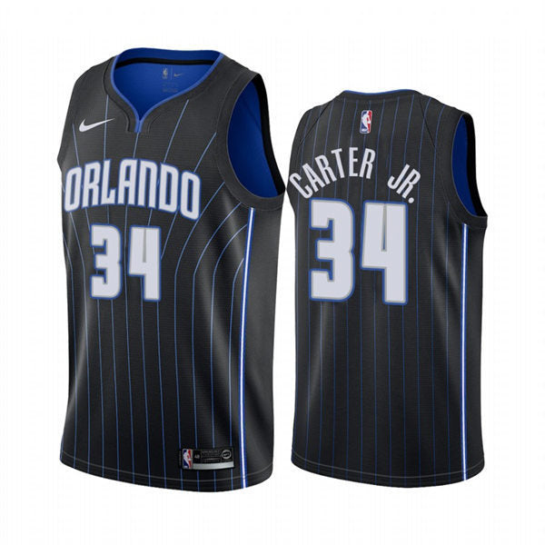 Men’s Orlando Magic #34 Wendell Carter Jr. Black Icon Edition Jersey