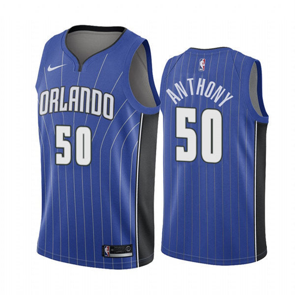 Men’s Orlando Magic #50 Cole Anthony Royal Icon Edition Jersey