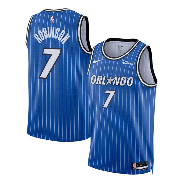 Men’s Orlando Magic #7 Orlando Robinson 2025-26 Blue Icon Edition Swingman Jersey