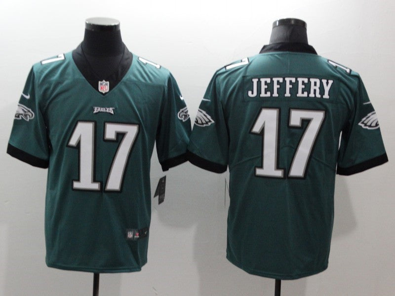 Men’s Philadelphia Eagles #17 Alshon Jeffery Nike Green NFL Vapor Limited Jersey