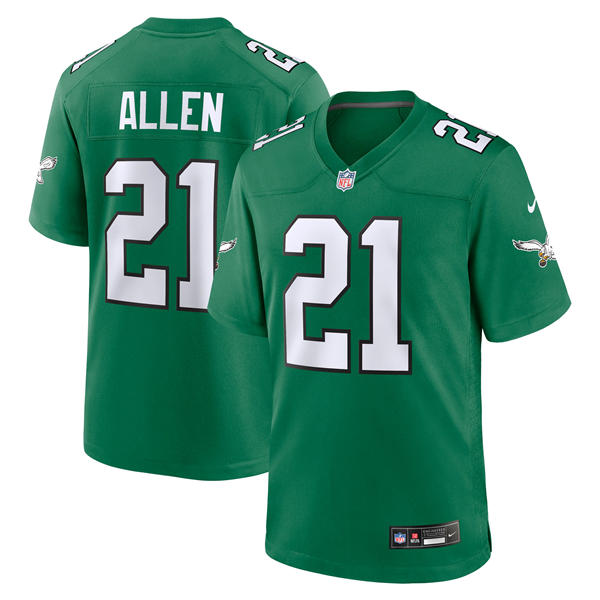 Men’s Philadelphia Eagles #21 Eric Allen Nike Kelly Green Retro F.U.S.E. Vapor Limited Jersey
