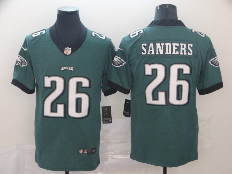 Men’s Philadelphia Eagles #26 Miles Sanders Nike Green NFL Vapor Limited Jersey