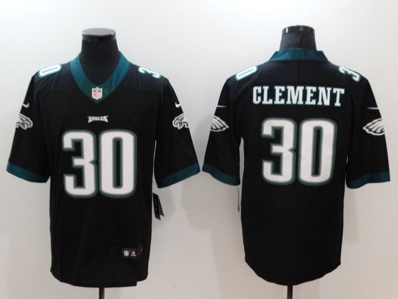 Men’s Philadelphia Eagles #30 Corey Clement Nike Black NFL Vapor Limited Jersey