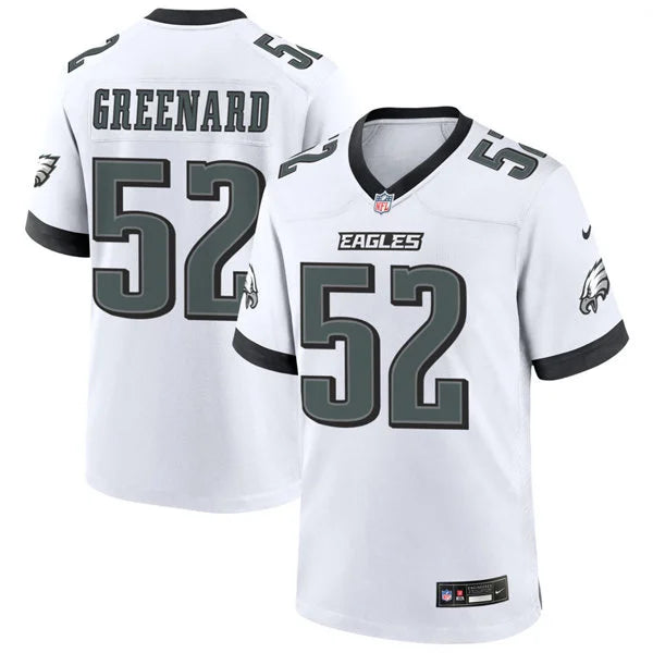 Mens Philadelphia Eagles #52 Jonathan Greenard Nike White F.U.S.E. Vapor Limited Jersey