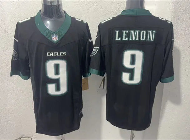 Mens Philadelphia Eagles #9 Makai Lemon Nike Black Alternate F.U.S.E. Vapor Limited Jersey