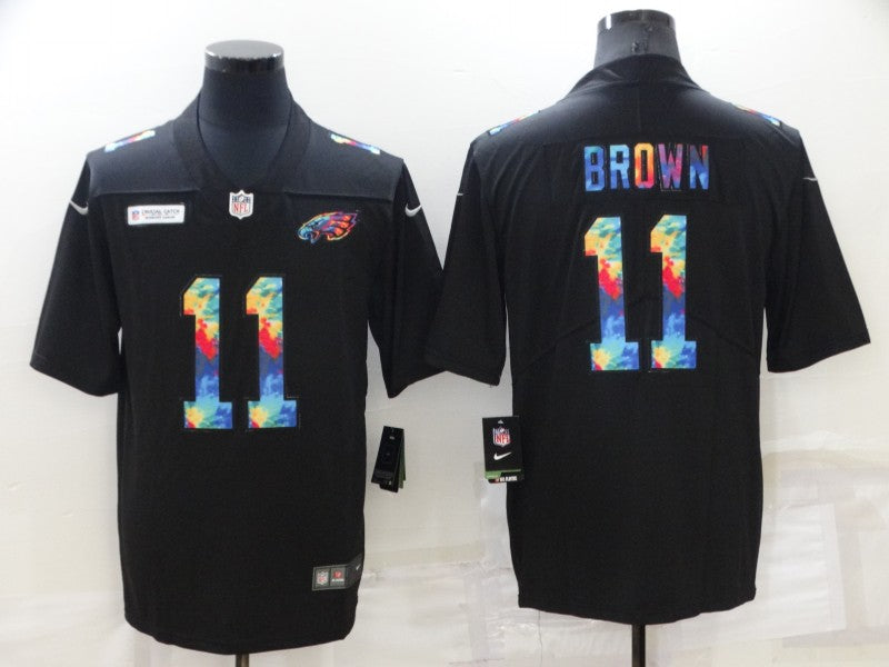 Men’s Philadelphia Eagles A.J. Brown #11 Black Alternate Jersey
