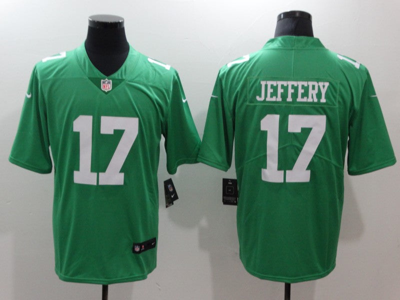 Men’s Philadelphia Eagles Alshon Jeffery #17 Green Jersey