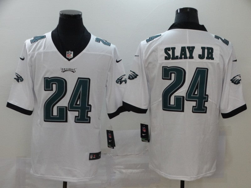 Men’s Philadelphia Eagles Darius Slay Jr. #24 White Jersey