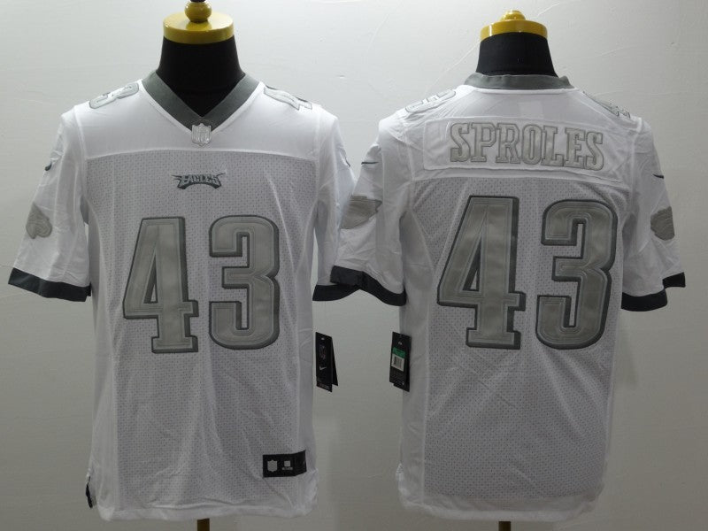 Men’s Philadelphia Eagles Darren Sproles #43 White Jersey