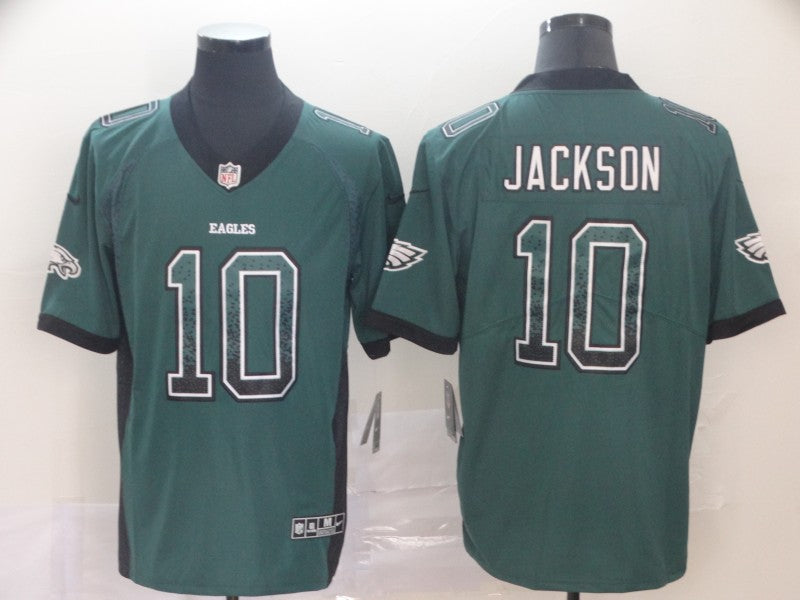 Men’s Philadelphia Eagles Desean Jackson #10 Midnight Green Jersey