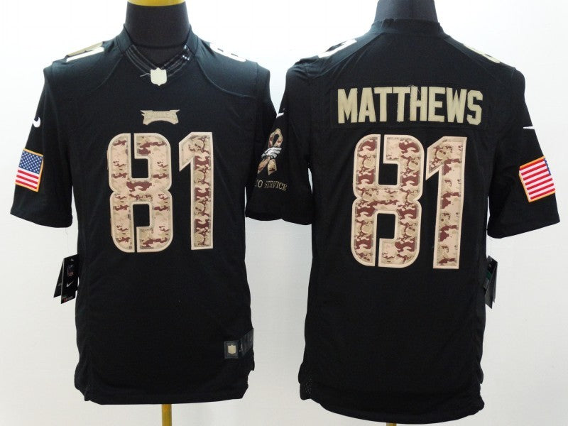 Men’s Philadelphia Eagles Jordan Matthews #81 Black Jersey