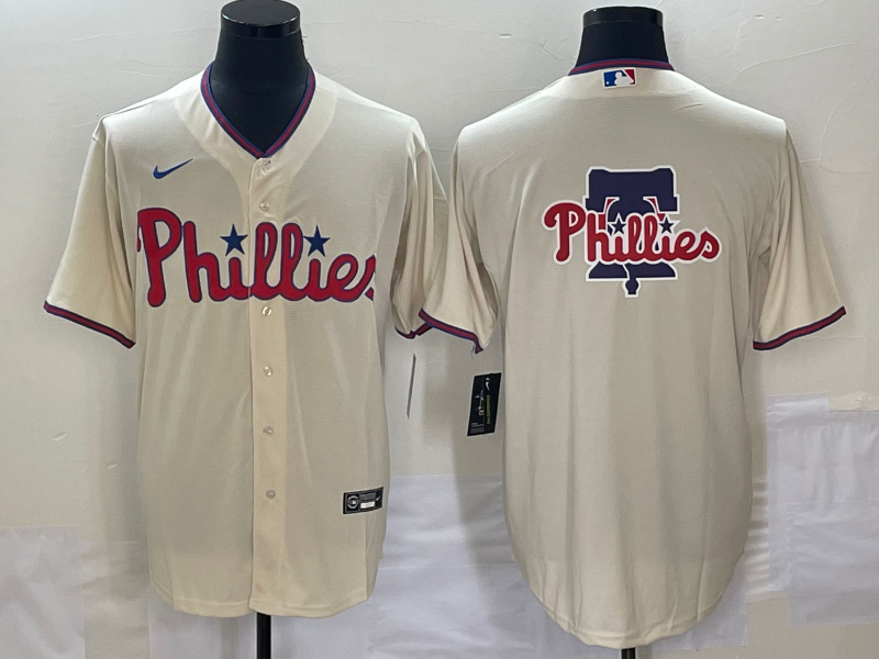 Men’s Philadelphia Phillies Beige Team Jersey