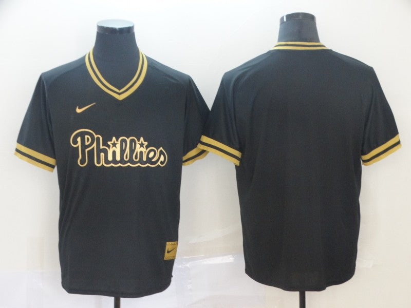 Men’s Philadelphia Phillies Black Blank Jersey