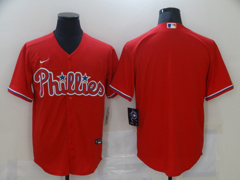 Men’s Philadelphia Phillies Red Blank Jersey