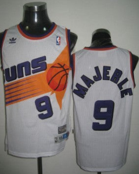 Mens Phoenix Suns #9 Dan Majerle Swingman White Throwback Jersey