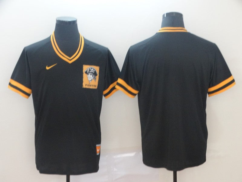 Men’s Pittsburgh Pirates Black Blank Jersey