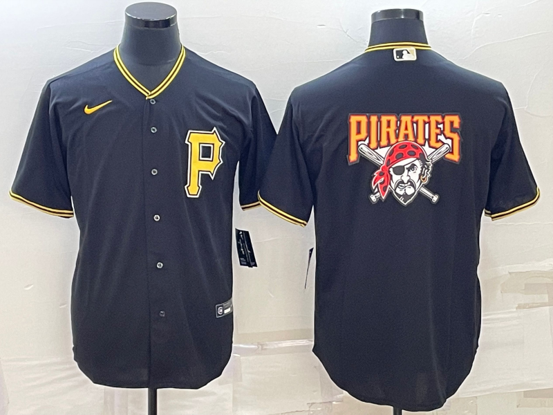 Men’s Pittsburgh Pirates Black Team Jersey