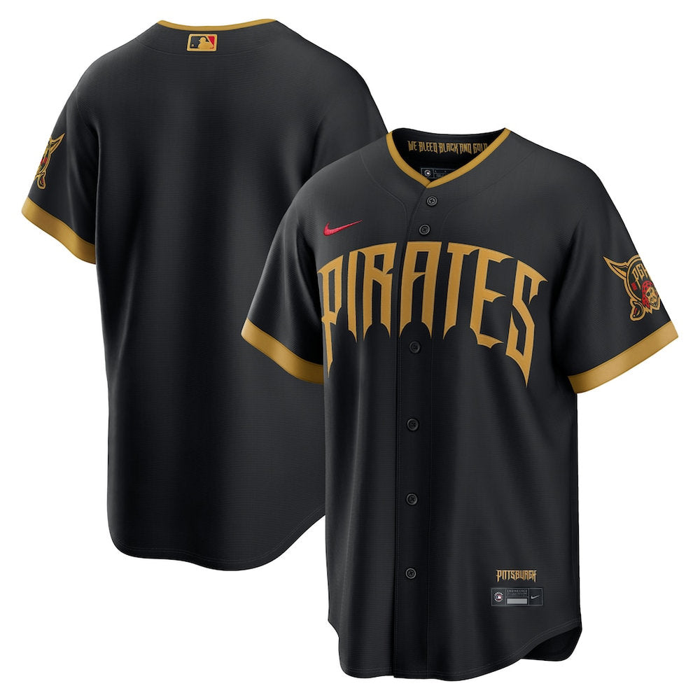 Men’s Pittsburgh Pirates Nike Black 2026 City Connect Stadium Jersey