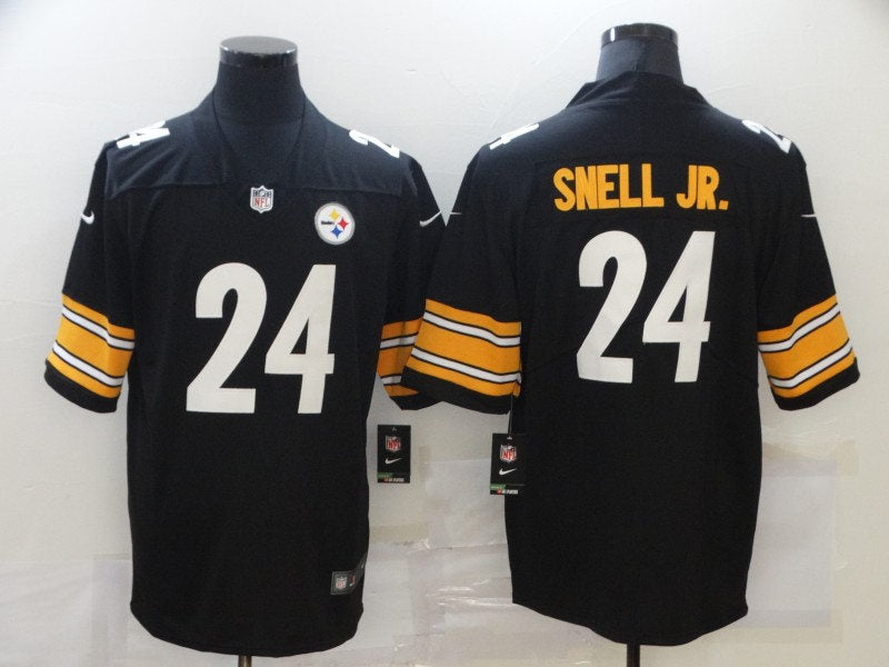 Men’s Pittsburgh Steelers #24 Benny Snell Jr Nike Black Player Game Football Jersey