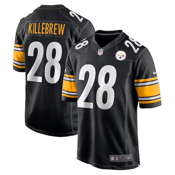Men’s Pittsburgh Steelers #28 Miles Killebrew Nike 2023 Black Vapor F.U.S.E. Limited Jersey
