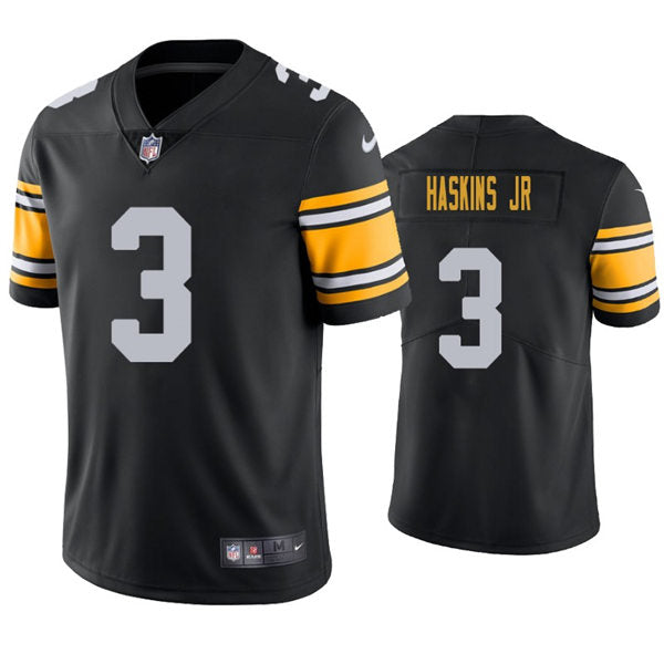 Men’s Pittsburgh Steelers #3 Dwayne Haskins Nike Black Player Game Football Jersey
