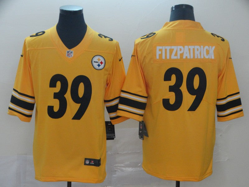 Men’s Pittsburgh Steelers #39 Minkah Fitzpatrick Nike Gold Inverted Legend Jersey