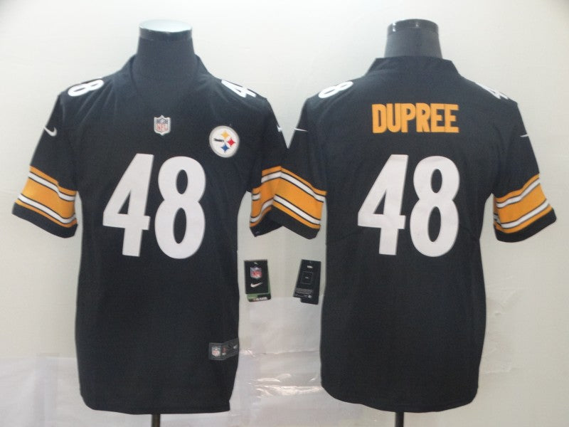 Men’s Pittsburgh Steelers #48 Bud Dupree Nike Black Player Game Football Jersey