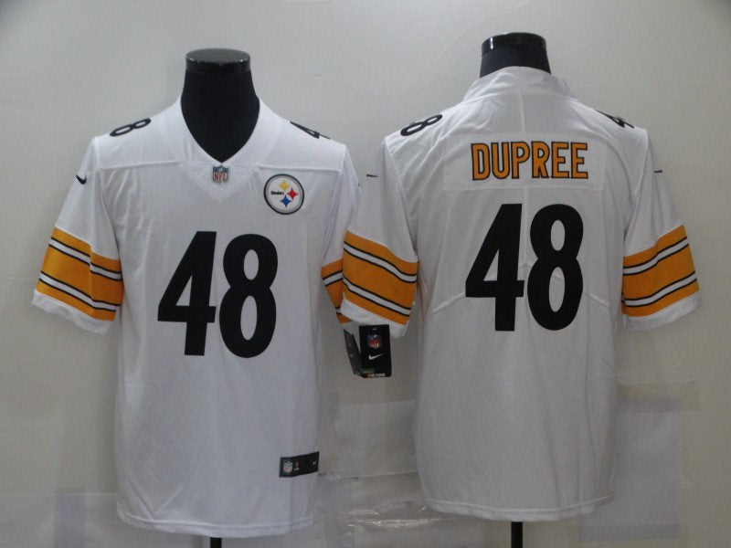 Men’s Pittsburgh Steelers #48 Bud Dupree Nike White Game Football Jersey