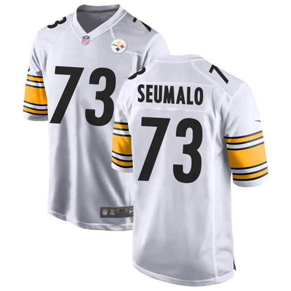 Men’s Pittsburgh Steelers #73 Isaac Seumalo Nike White Vapor F.U.S.E. Limited Jersey