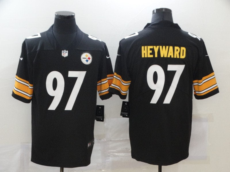 Men’s Pittsburgh Steelers #97 Cameron Heyward Nike Black Limited Football Jersey