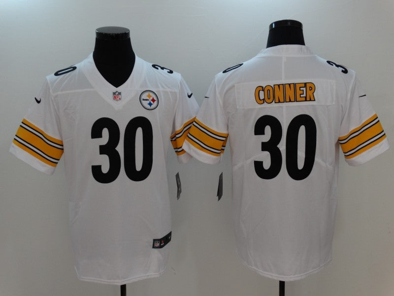 Men’s Pittsburgh Steelers James Conner #30 White Vapor F.U.S.E. Limited Jersey