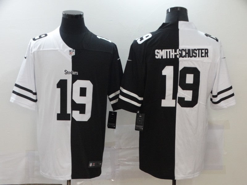 Men’s Pittsburgh Steelers JuJu Smith-Schuster #19 Black/White Jersey