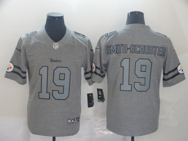 Men’s Pittsburgh Steelers JuJu Smith-Schuster #19 Gray Jersey