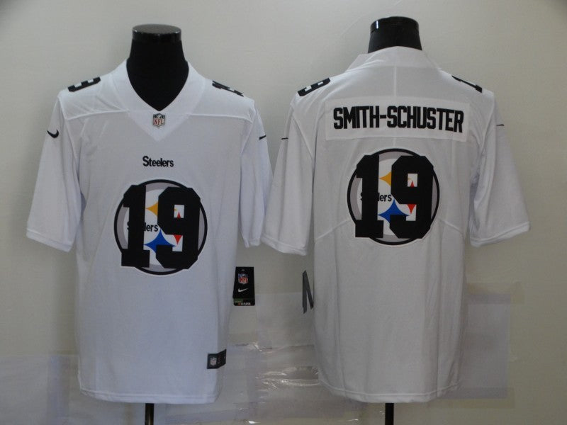 Men’s Pittsburgh Steelers JuJu Smith-Schuster #19 White Jersey