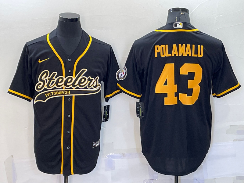 Men’s Pittsburgh Steelers Troy Polamalu #43 Black Vapor F.U.S.E. Limited Jersey