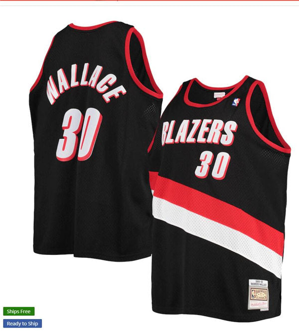 Men’s Portland Trailblazers #30 Terry Porter Black Throwback Swingman Jersey