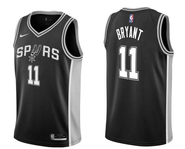 Men’s San Antonio Spurs #11 Carter Bryant Nike Black Icon Edition Swingman Jersey