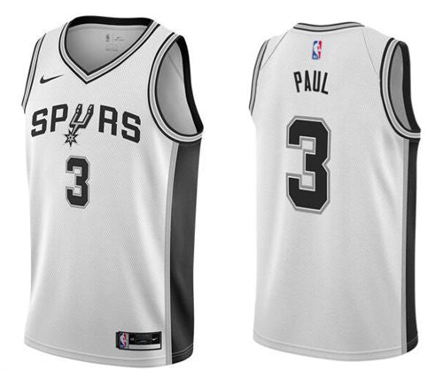 Men’s San Antonio Spurs #3 Chris Paul White Association Edition Jersey