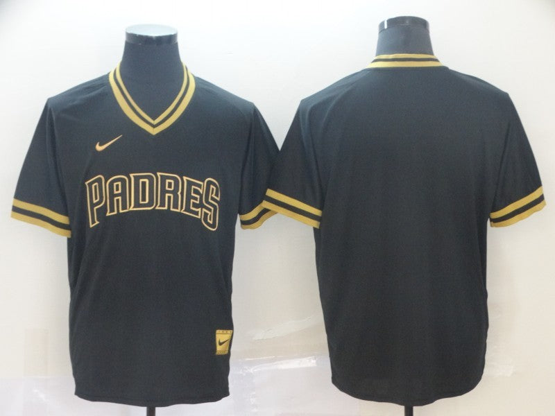 Men’s San Diego Padres Black Cooperstown Collection Blank Jersey